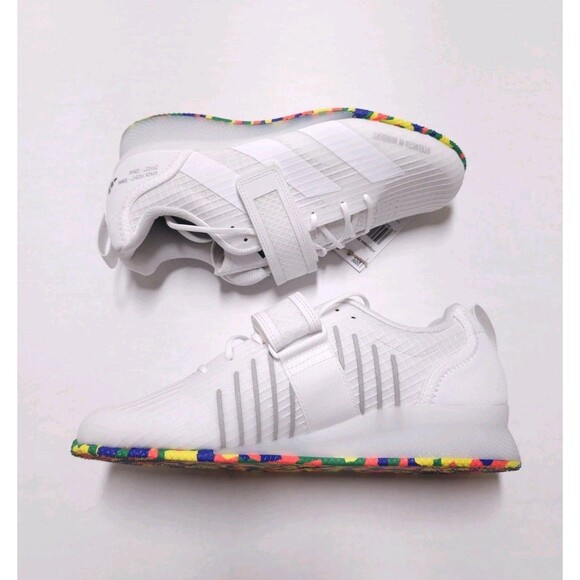 Adidas Adipower Weightlifting 3 Men Size 8.5 White Color Sole Shoes IF0521